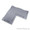 ブロック コーナー 16 x 16 x 2/3 & 7 x 7 - 1 x 4 インデント：[Light Bluish Gray / グレー]