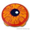 プレート 2 x 2 ラウンドボトム - 血走った目：[Tr,Orange / トランスオレンジ]