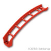 ローラーコースターレール - 6ブロック分の高低差：[Red / レッド]
