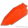 ウィンドスクリーン 10 x 4 x 2 1/3 - バーハンドル：[Tr,Neon Orange / トランスネオンオレンジ(蛍光)]