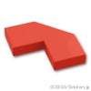 タイル 2 x 2 - カットコーナー：[Red / レッド]