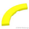 ラウンド コーナー タイル 4 x 4 - マカロニ：[Neon Yellow / ネオンイエロー]