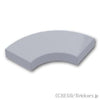 ラウンド コーナー タイル 2 x 2 - マカロニ：[Light Bluish Gray / グレー]