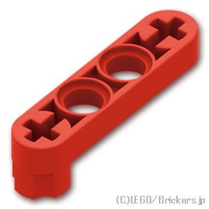 テクニック リフトアーム 1 x 4 - スタッドコネクター薄型：[Red / レッド]