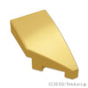 ウェッジ 2 x 1 x 2/3 - 右：[MetallicGold / メタリックゴールド]