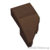 ウェッジ 2 x 1 x 2/3 - 左：[Dark Brown / ダークブラウン]