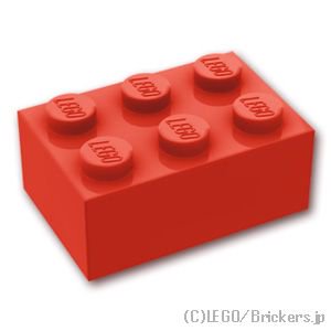 ブロック 2 x 3：[Red / レッド]