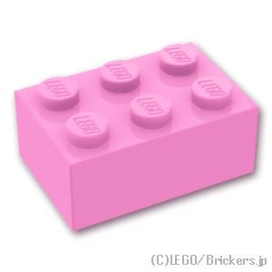 ブロック 2 x 3：[Bright Pink / ブライトピンク]