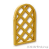 窓格子 1 x 2 x 2 2/3 - ダイアモンド：[Pearl Gold / パールゴールド]