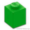 ブロック 1 x 1：[Bt,Green / ブライトグリーン]