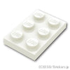 プレート 2 x 3：[White / ホワイト]