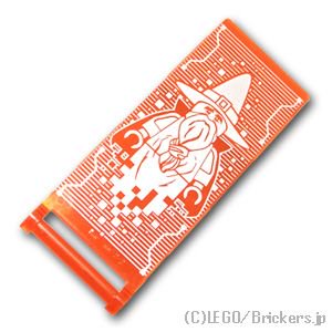 フラッグ 7 x 3 - ロッド マーロックホログラム：[Tr,Neon Orange / トランスネオンオレンジ(蛍光)]