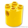 ラウンド ブロック 2 x 2 x 2 - ロボットボディ：[Yellow / イエロー]