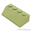 スロープ 45°- 2 x 4：[Olive Green / オリーブグリーン]