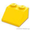 スロープ 45°- 2 x 2：[Yellow / イエロー]