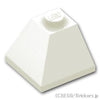 コーナー スロープ 45°- 2 x 2：[White / ホワイト]