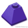 コーナー スロープ 45°- 2 x 2：[Dark Purple / ダークパープル]