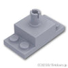 ブロック 2 x 2 - トップピン& 1 x 2 サイドプレート：[Light Bluish Gray / グレー]