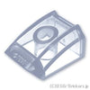 カーブ スロープ 2 x 2 - リップ：[Tr,Clear / トランスクリアー]
