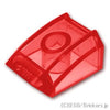 カーブ スロープ 2 x 2 - リップ：[Tr,Red / トランスレッド]