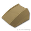 カーブ スロープ 2 x 2 - リップ：[Dark Tan / ダークタン]