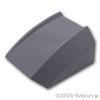 カーブ スロープ 2 x 2 - リップ：[Dark Bluish Gray / ダークグレー]