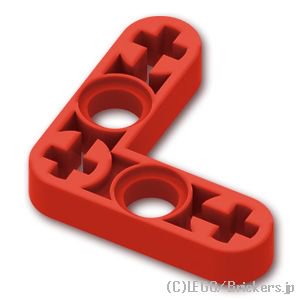 テクニック リフトアーム 3 x 3 - L字薄型：[Red / レッド]