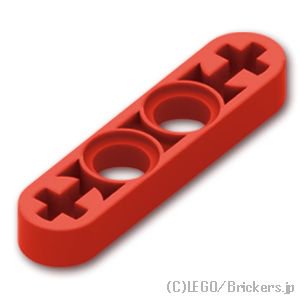 テクニック リフトアーム 1 x 4 - 薄型：[Red / レッド]
