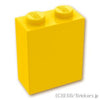 ブロック 1 x 2 x 2：[Yellow / イエロー]