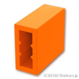 ブロック 1 x 2 x 2：[Orange / オレンジ]