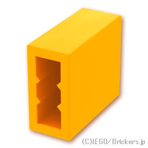 ブロック 1 x 2 x 2：[Bt,Lt Orange / ブライトライトオレンジ]
