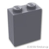 ブロック 1 x 2 x 2：[Dark Bluish Gray / ダークグレー]