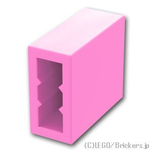 ブロック 1 x 2 x 2：[Bright Pink / ブライトピンク]