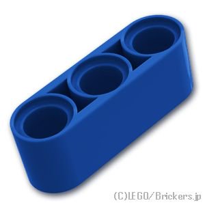 テクニック リフトアーム 1 x 3：[Blue / ブルー]