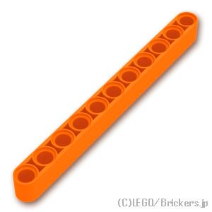テクニック リフトアーム 1 x 11：[Orange / オレンジ]