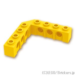 テクニック ブロック 5 x 5 - ライトアングル：[Yellow / イエロー]