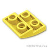 逆カーブ スロープ - 2 x 2 x 2/3：[Bt,Lt Yellow / ブライトライトイエロー]