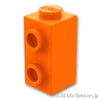 ブロック 1 x 1 x 1 2/3 - 1面スタッド：[Orange / オレンジ]