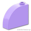 カーブ スロープ 1 x 3 x 2 - ホロースタッド：[Lavender / ラベンダー]