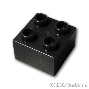 デュプロ ブロック 2 x 2：[Black / ブラック]
