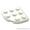 ラウンド コーナー プレート 3 x 3：[White / ホワイト]