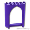 パネル 2 x 6 x 6 - ゴシックアーチ：[Dark Purple / ダークパープル]