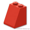 スロープ 65°2 x 2 x 2：[Red / レッド]