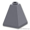 ピラミッド スロープ 75°- 2 x 2 x 2：[Dark Bluish Gray / ダークグレー]