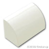 カーブ スロープ 1 x 2 x 1：[White / ホワイト]