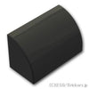 カーブ スロープ 1 x 2 x 1：[Black / ブラック]