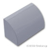 スロープ カーブ 1 x 2：[Light Bluish Gray / グレー]