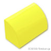 カーブ スロープ 1 x 2 x 1：[Bt,Lt Yellow / ブライトライトイエロー]