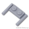 プレート 1 x 2 - バーハンドル：[Light Bluish Gray / グレー]