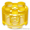 ラウンド ブロック 2 x 2：[Tr,Yellow / トランスイエロー]